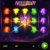 Frumzi - Starburst Slot Game von NetEnt